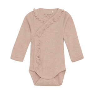 Slå-om Body langærmet Rib - Silver Peony - 68
