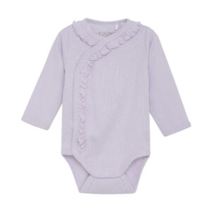 Slå-om Body langærmet Rib - Thistle - 62