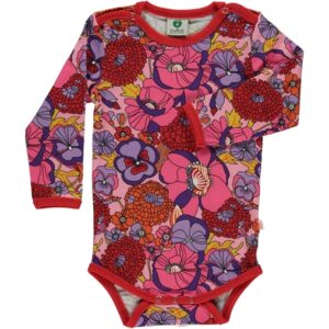 Småfolk Sea Pink Flower Body - Str. 74 cm