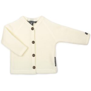 Smallstuff Uld Cardigan med Knapper Off White - Str. 80-86