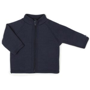Smallstuff Uld Cardigan med Lynlås Navy - Str. 92-98