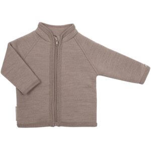 Smallstuff Uld Cardigan med Lynlås Soft Powder - Str. 92-98