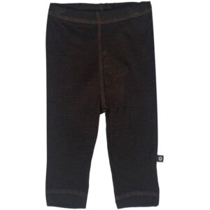 Smallstuff Uld Drop Needle Leggings Brown - Str. 98