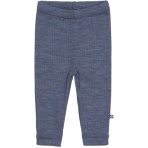Smallstuff Uld Drop Needle Leggings Denim Melange - Str. 56