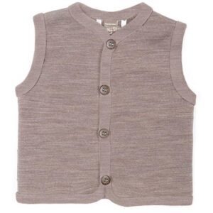 Smallstuff Uld Vest med Knapper Soft Powder - Str. 56-62
