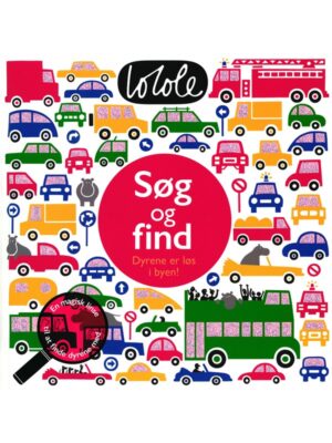 Søg og find - Dyrene er løs i byen - Børnebog - hardcover