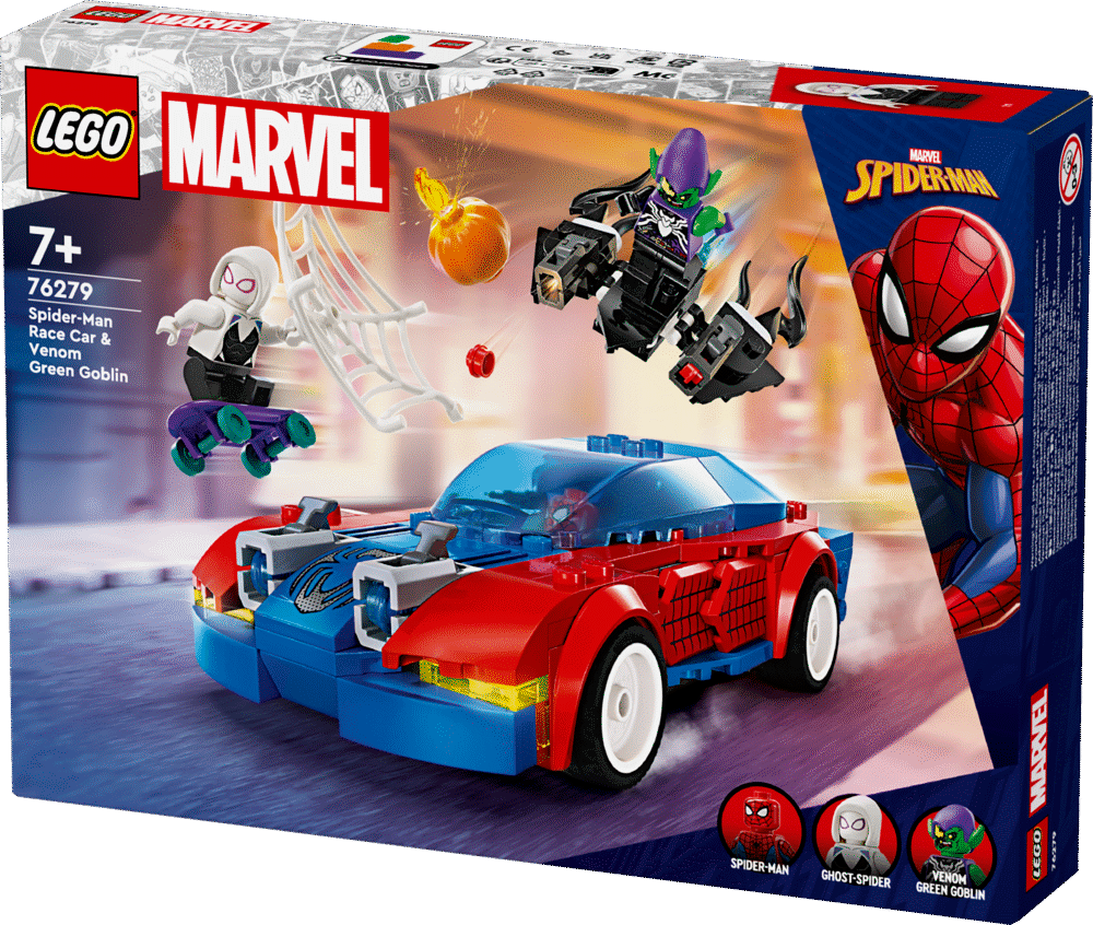 Spider-man raceerbil og Venom Green Goblin 76279 LEGO® Super Heroes Spider-man raceerbil og Venom Green Goblin 76279 LEGO® Super Heroes
