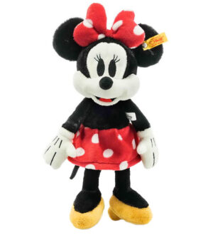 Steiff Bamse - 31 cm. - Minnie Mouse - Sort/Rød