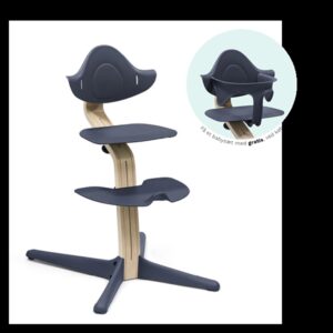 StokkeÂ® NomiÂ® Stol Eg Navy Inkl. Babysæt
