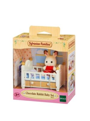 Sylvanian Families Chocolate Rabbit Baby Set