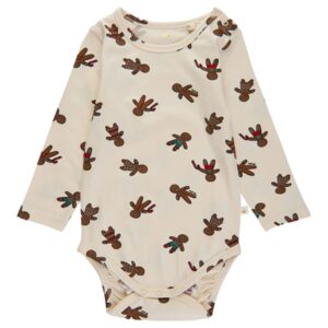 THE NEW Siblings White Swan Ginger Aop Holiday Body - Str. 68