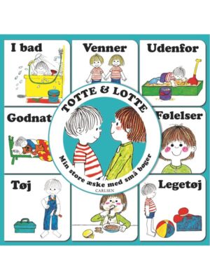 Totte & Lotte: Min store æske med små bøger - Børnebog - Board books