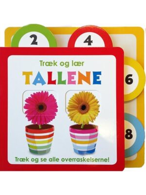 Træk og lær - Tallene - Børnebog - Board books