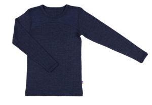 Uld Bluse - Navy - 90