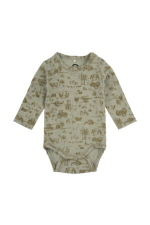 Uld/Bamboo Body LS AOP - DESERTSAGE - 86