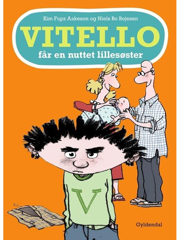 Vitello får en nuttet lillesøster - Børnebog - hardcover Vitello får en nuttet lillesøster - Børnebog - hardcover
