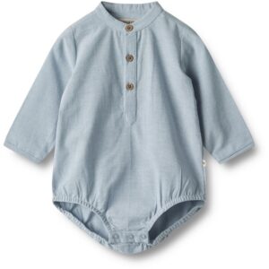Wheat Blue Waves Romper Skjorte Victor - Str. 9 mdr
