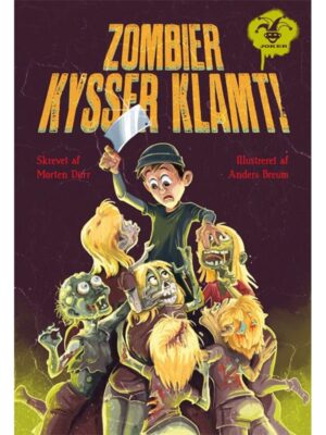 Zombier kysser klamt! - Børnebog - hardcover