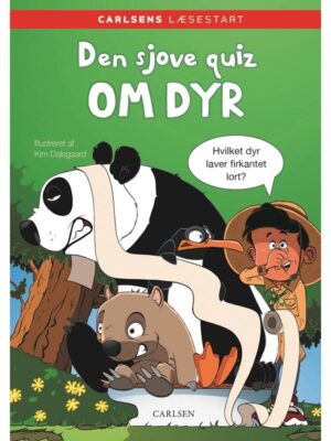 s Læsestart: Den sjove quiz om dyr - Børnebog - hardcover