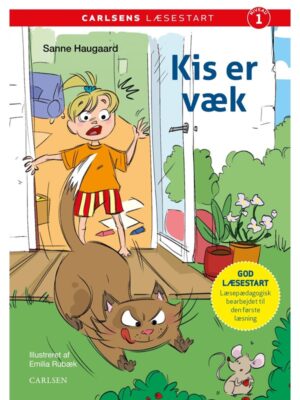 s Læsestart: Kis er væk - Børnebog - hardcover