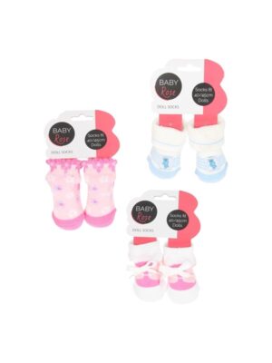 Baby Rose Doll Socks