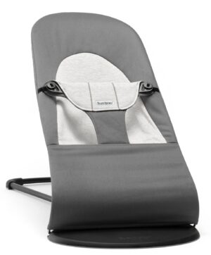 BabyBjörn Balance Soft Skråstol Woven Jersey, Mørkegrå/Grå