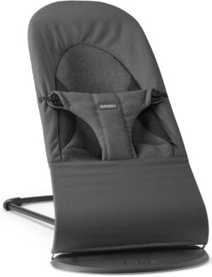 BabyBjörn Balance Soft Skråstol Woven/Jersey, Mørkegrå