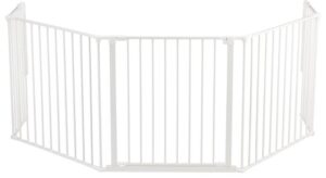 BabyDan Flex XL Sikkerhedsgitter Skruegitter, Hvid, Børnegitter