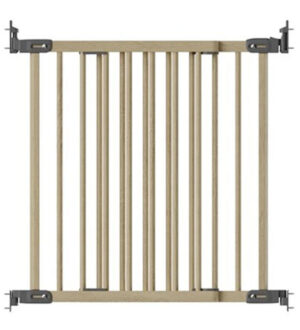 BabyDan Sikkerhedsgitter - Flexi Fit Wood Deluxe - Nature