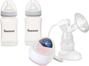 Beemoo CARE Elektrisk Brystpumpe inkl. Flasker 240 ml