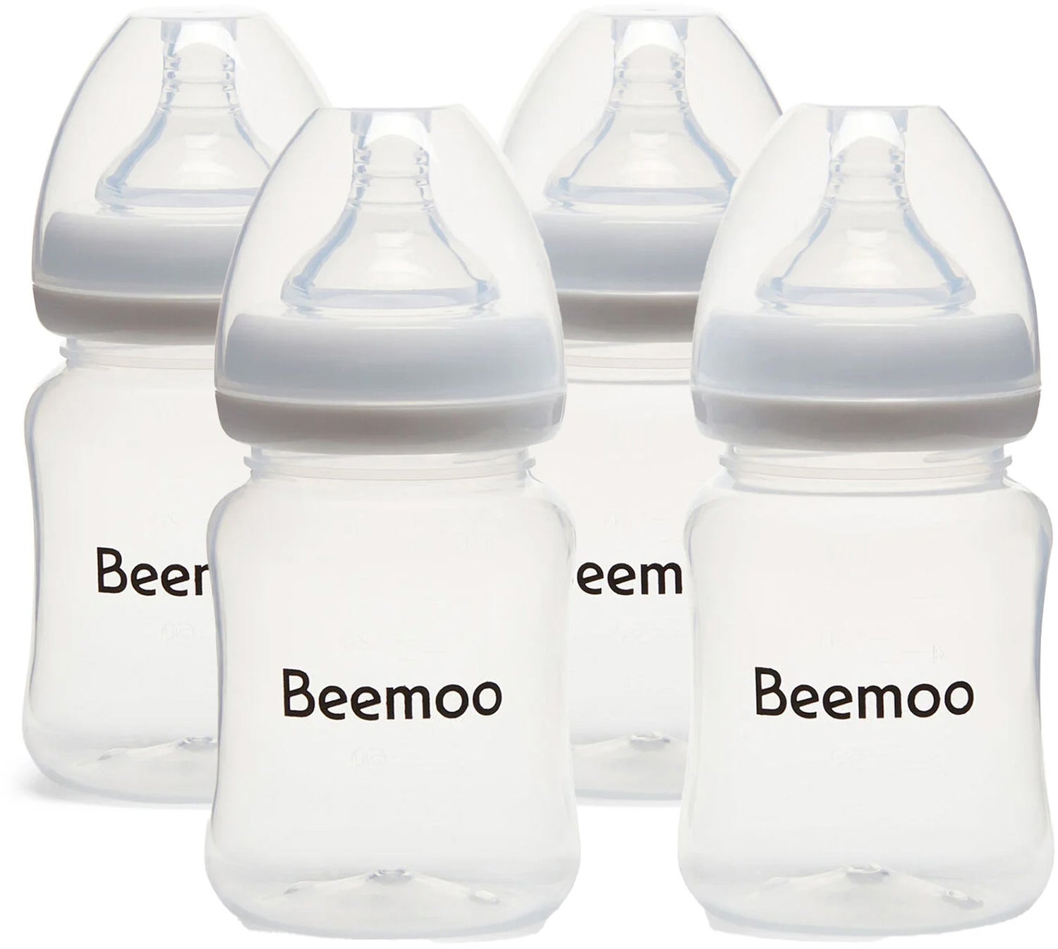 Beemoo CARE Modermælksflaske 180 ml 4-Pak Beemoo CARE Modermælksflaske 180 ml 4-Pak