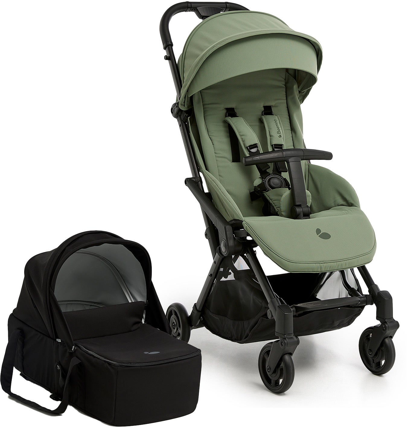 Beemoo Easy Fly Lux 4 Klapvogn med Liggedel, Sea Green Beemoo Easy Fly Lux 4 Klapvogn med Liggedel, Sea Green