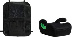 Beemoo Raise 2 i-Size Selepude inkl. Beemoo Smart Organizer, Black Stone