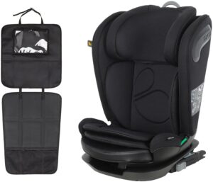 Beemoo Reform ISOFIX Autostol inkl. 3-i-1 Sædebeskytter, Black Stone