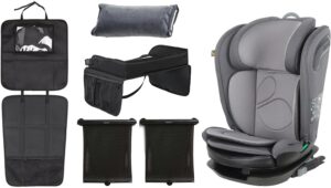 Beemoo Reform ISOFIX Autostol inkl. Tilbehør, Mineral Grey