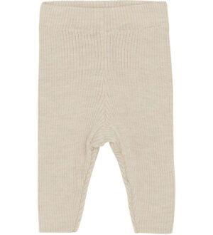 CeLaVi Leggings - Uld - Strik - Dune Melange
