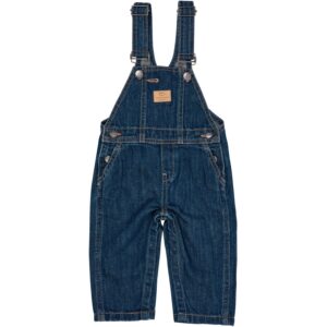 Copenhagen Colors Dark Indigo Blue Washed Organic Baby Smækbukser - Str. 62