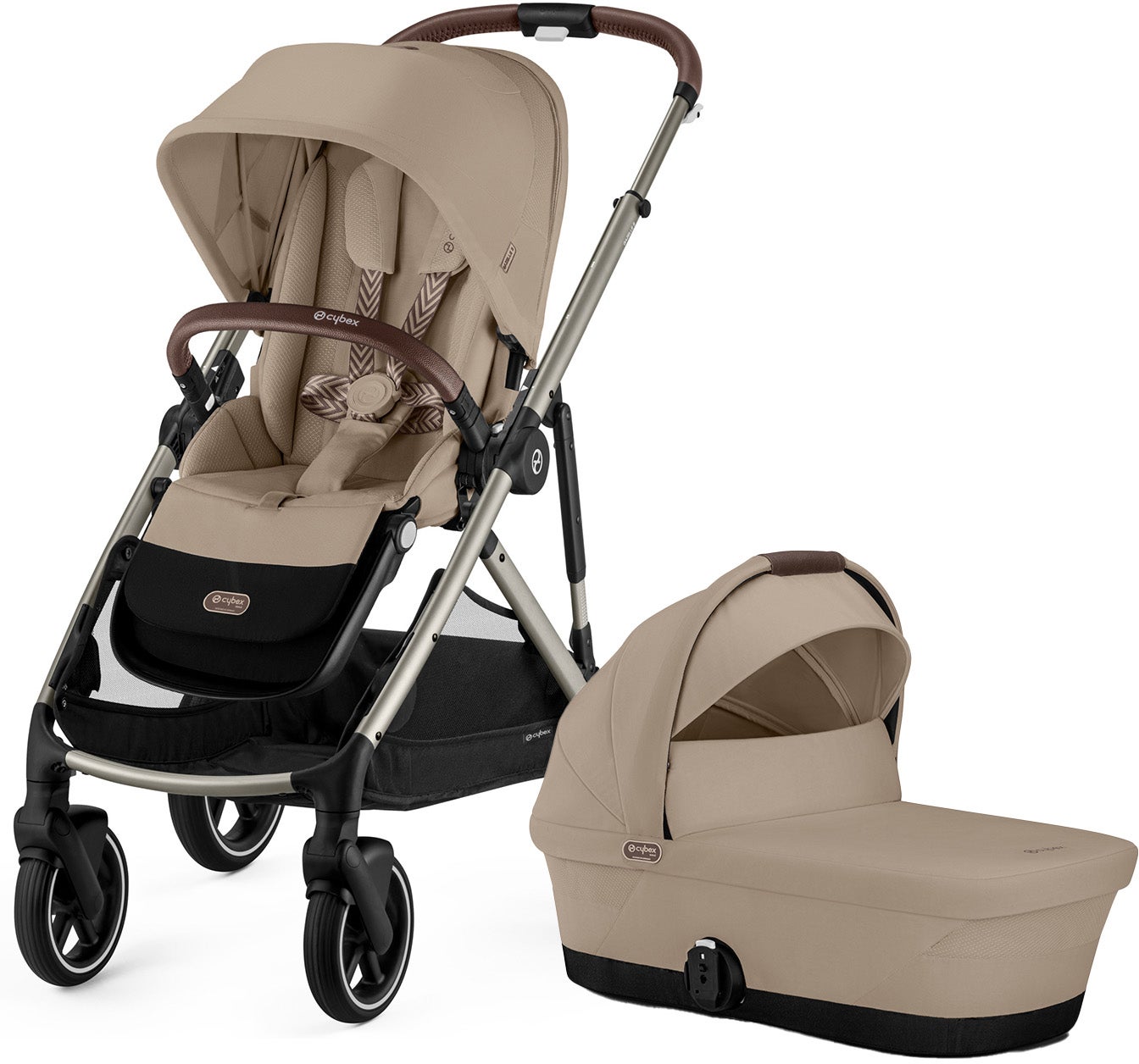 Cybex GAZELLE S Duovogn, Almond Beige/Taupe Cybex GAZELLE S Duovogn, Almond Beige/Taupe