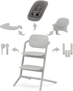 Cybex Lemo 4-in-1 Højstol, Suede Grey