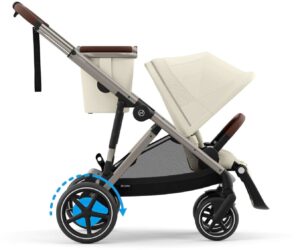 Cybex e-GAZELLE S Klapvogn, Seashelle Beige/Taupe