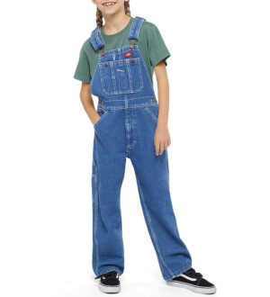Dickies Smækbukser - Kids Denim Bib - Indigo Blue