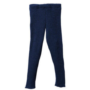 Disana strikkede leggings - økologisk uld - navy - vælg størrelse 50/56