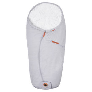 Easygrow kørepose til autostol - lyng - light grey