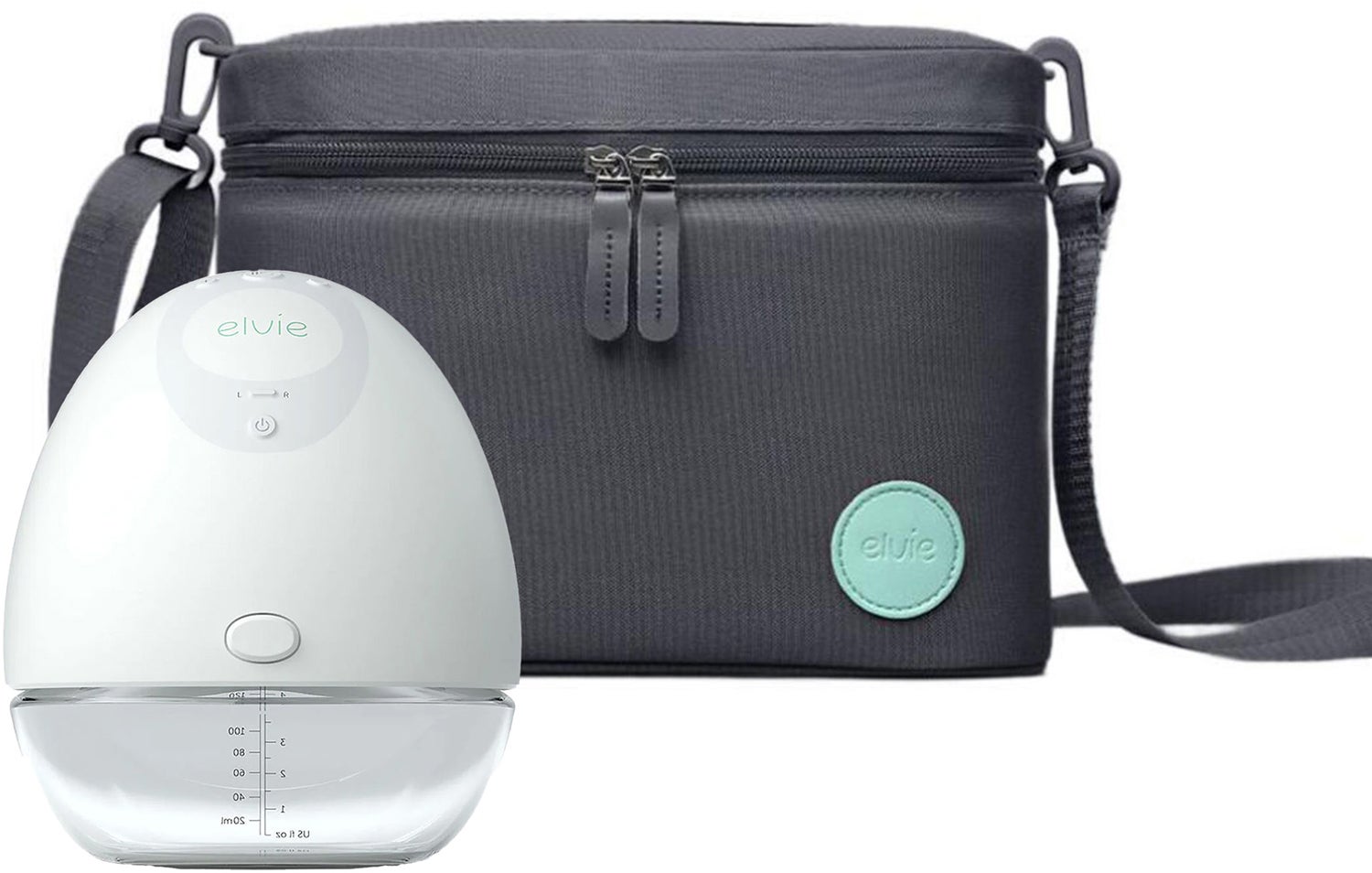 Elvie Pump Elektrisk Brystpumpe Single inkl 3-i-1 Taske Elvie Pump Elektrisk Brystpumpe Single inkl 3-i-1 Taske