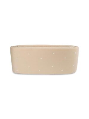 Filibabba Sengerand - broderet Hvalen Christian design - Warm Grey