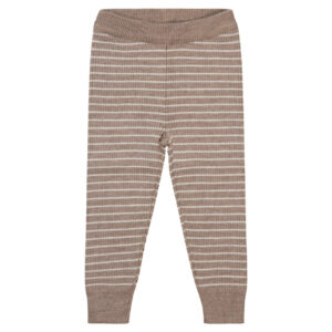 Flöss Ash Melange/Oat Melange Flye Legging Uld - Str. 12 mdr/80