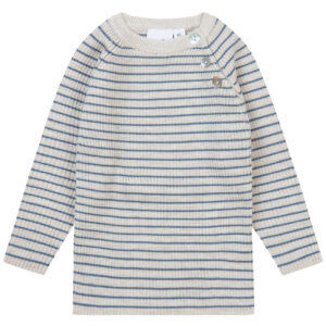 Flöss Oat Melange/Stone Flye Sweater Uld - Str. 3 år/98