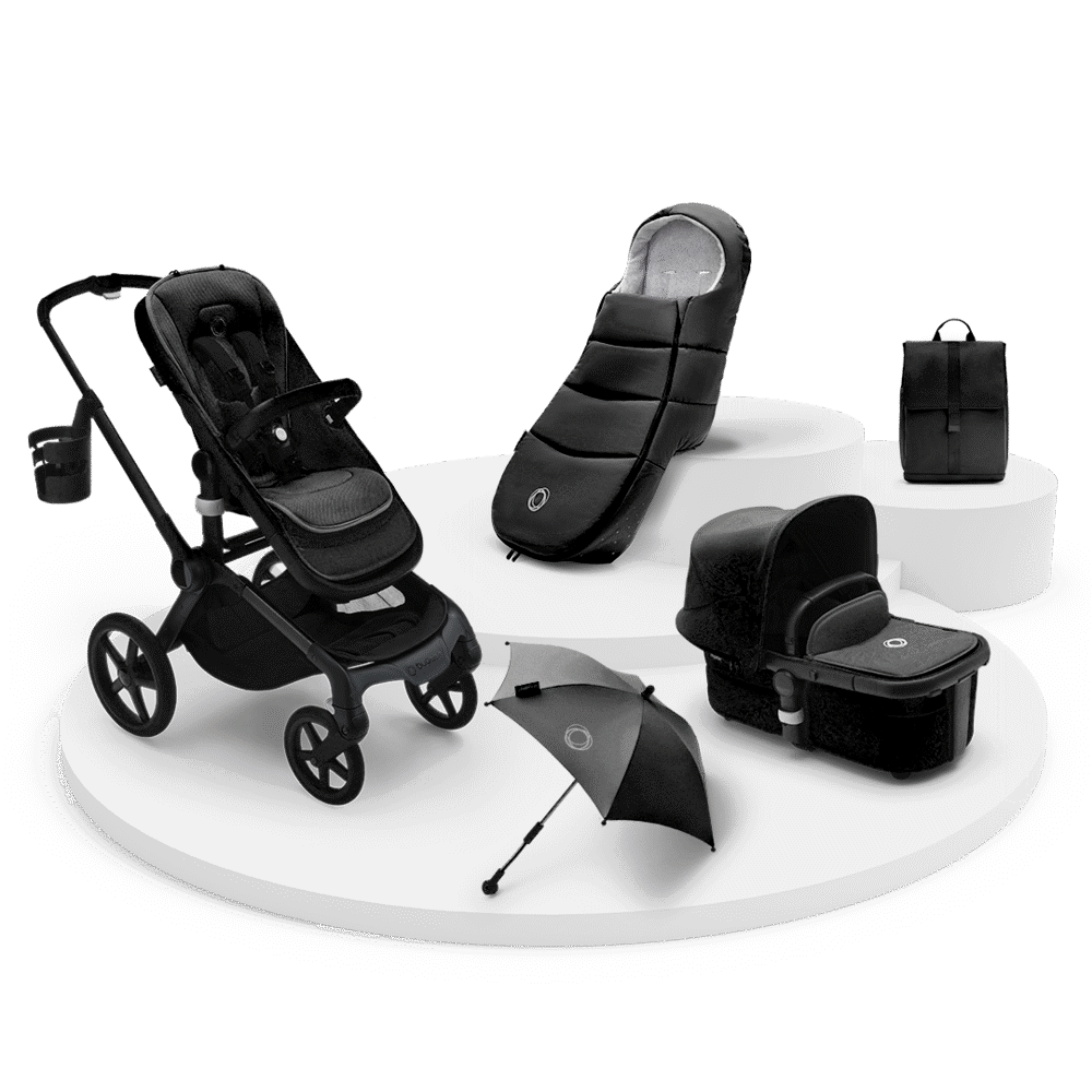 Fox 5 mono complete pakke - midnight black Fox 5 mono complete pakke - midnight black