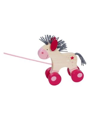 Goki Wooden Pull Animal Horse Lillie