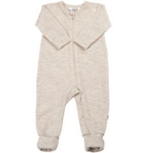 Joha Natdragt Uld - 2-i-1 fod m. lynlås - Beige Melange